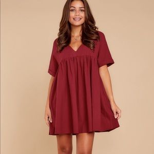 Maroon/Wine Swing dress